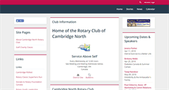 Desktop Screenshot of cambridgenorthrotary.org